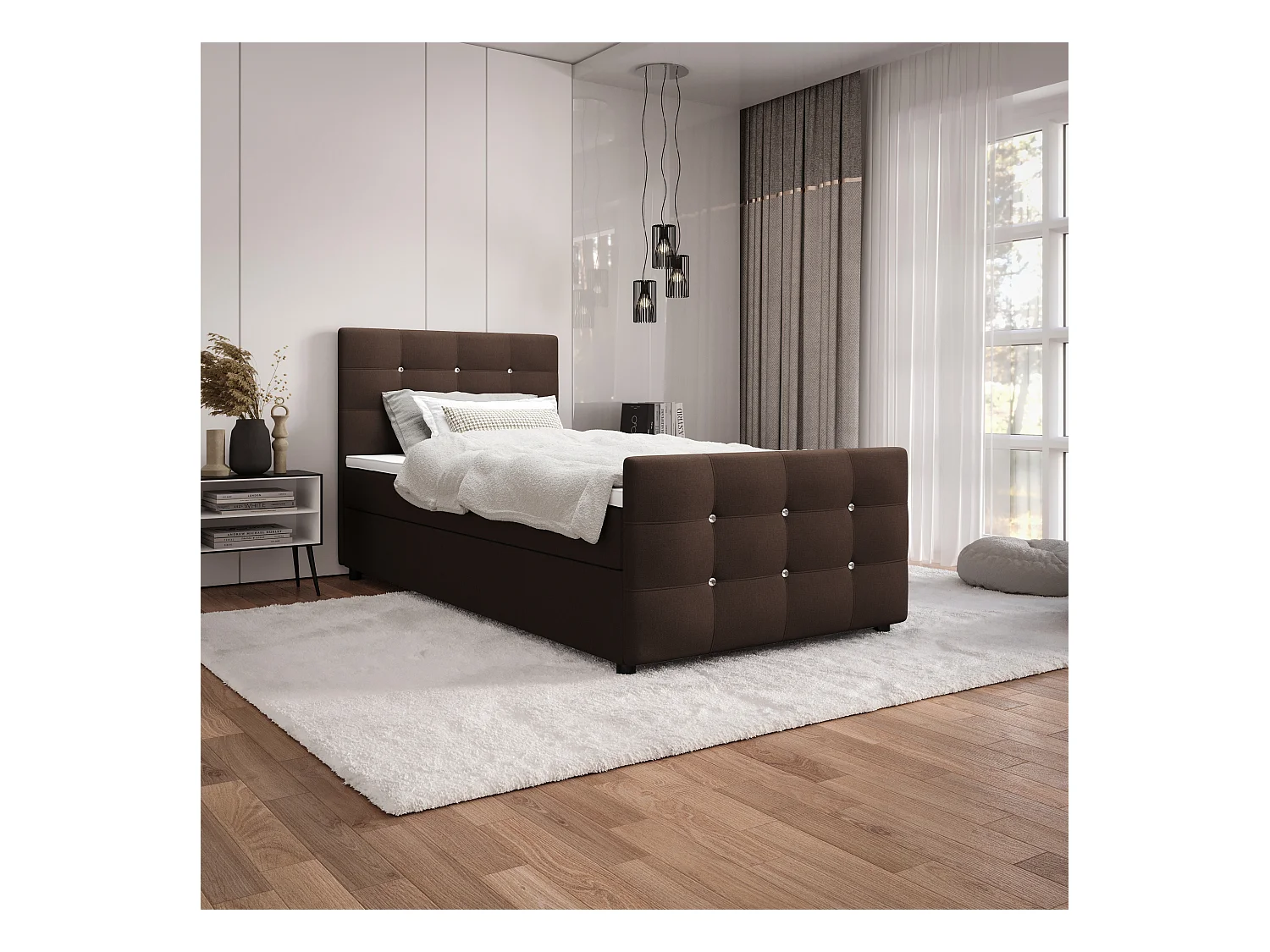 Boxspringbett KLEO mini 120x200 Cosmic 800