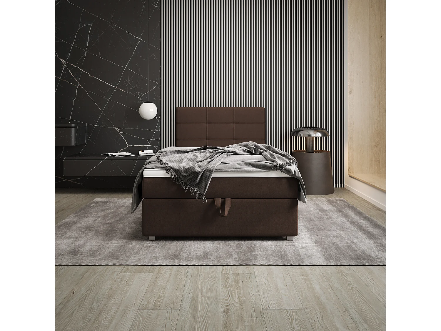 Boxspringbett FADO 22 100x200 Cosmic 800