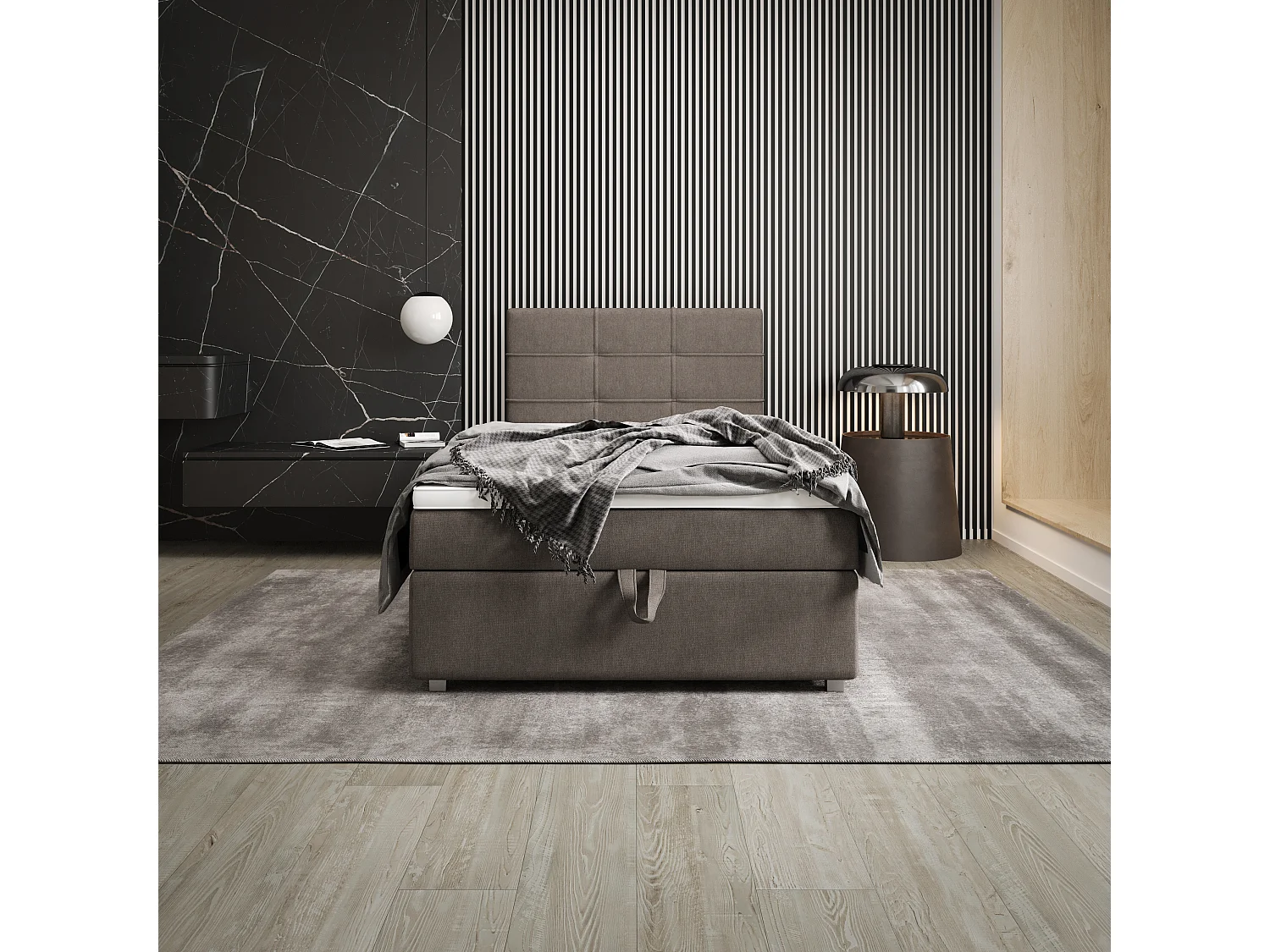 Boxspringbett FADO 22 120x200 Cosmic 03