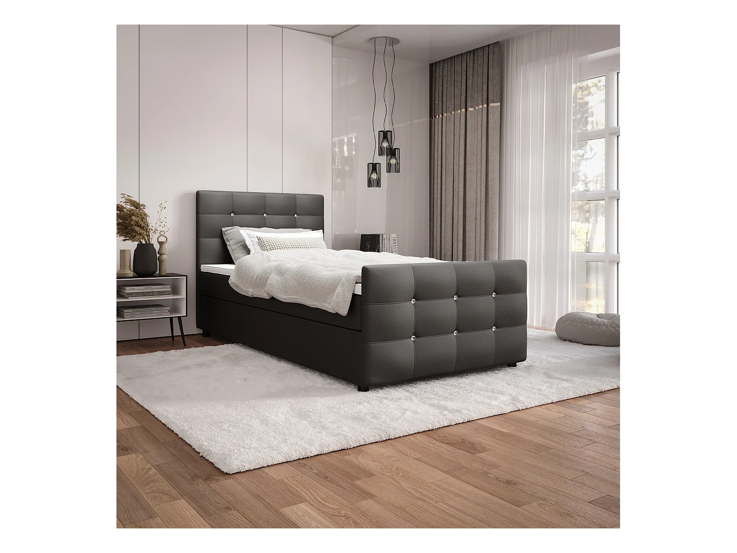 Boxspringbett KLEO 90x200 Madryt 195