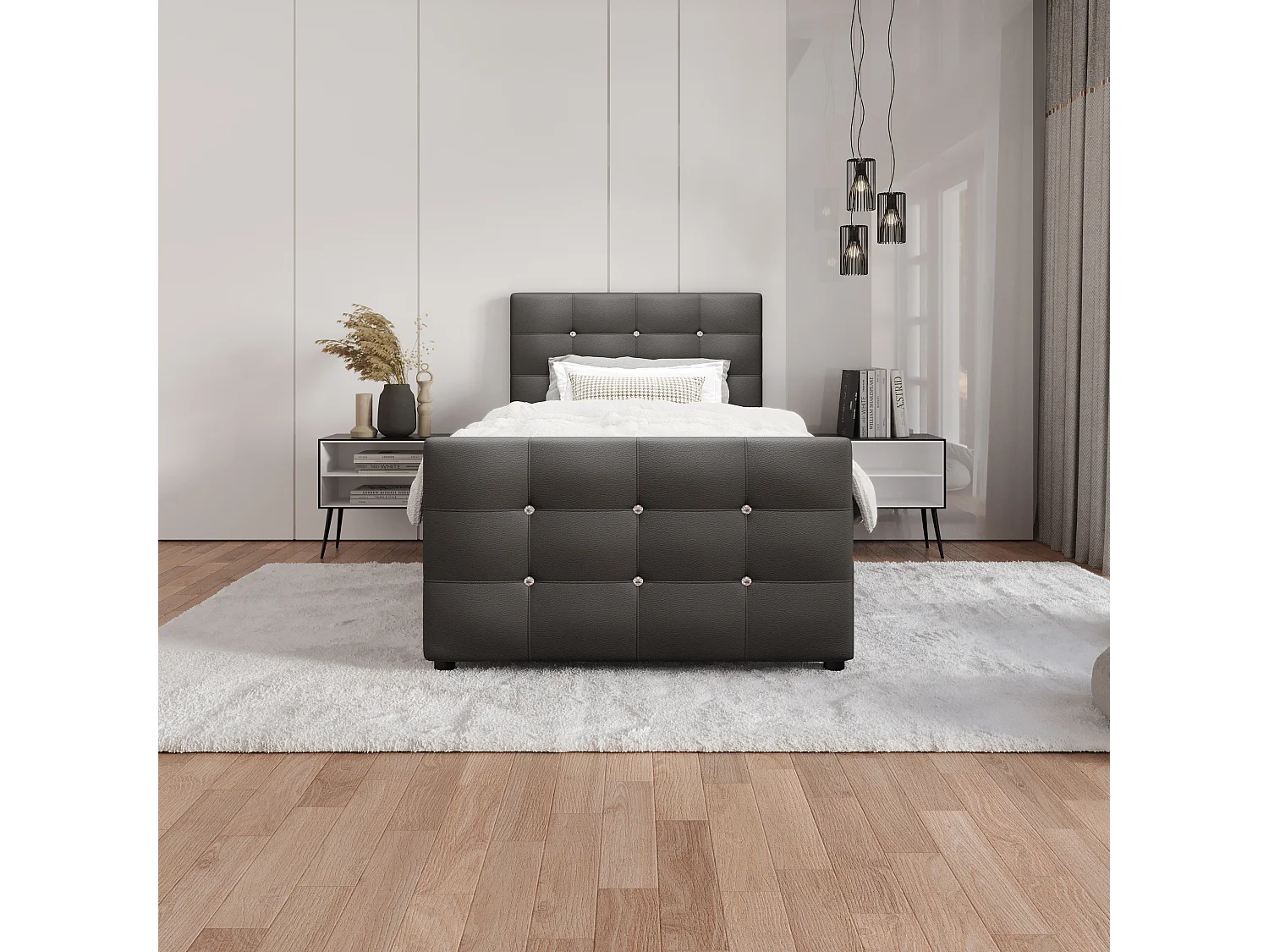 Boxspringbett KLEO 90x200 Madryt 195