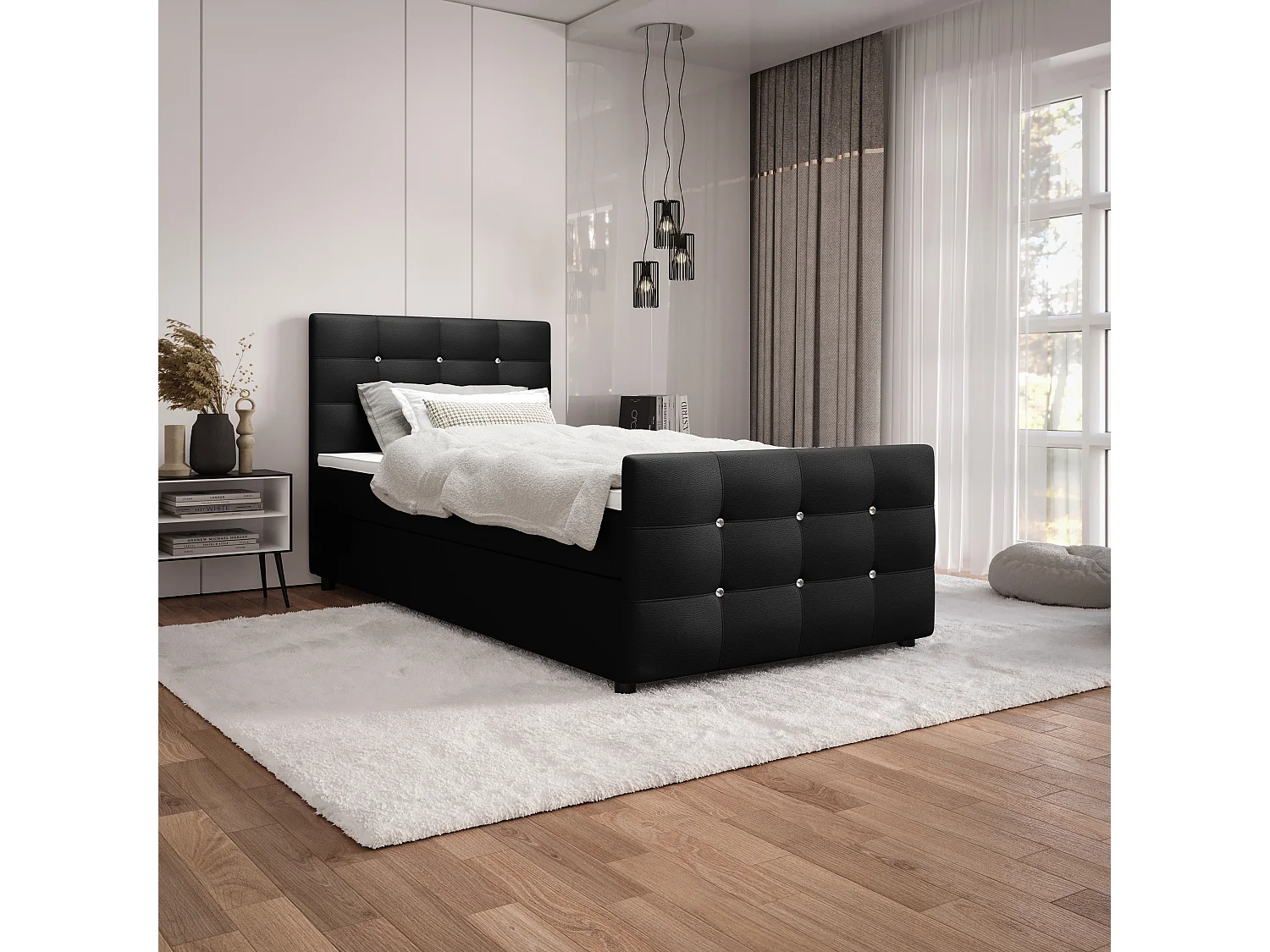 Boxspringbett KLEO 120x200 Madryt 1100