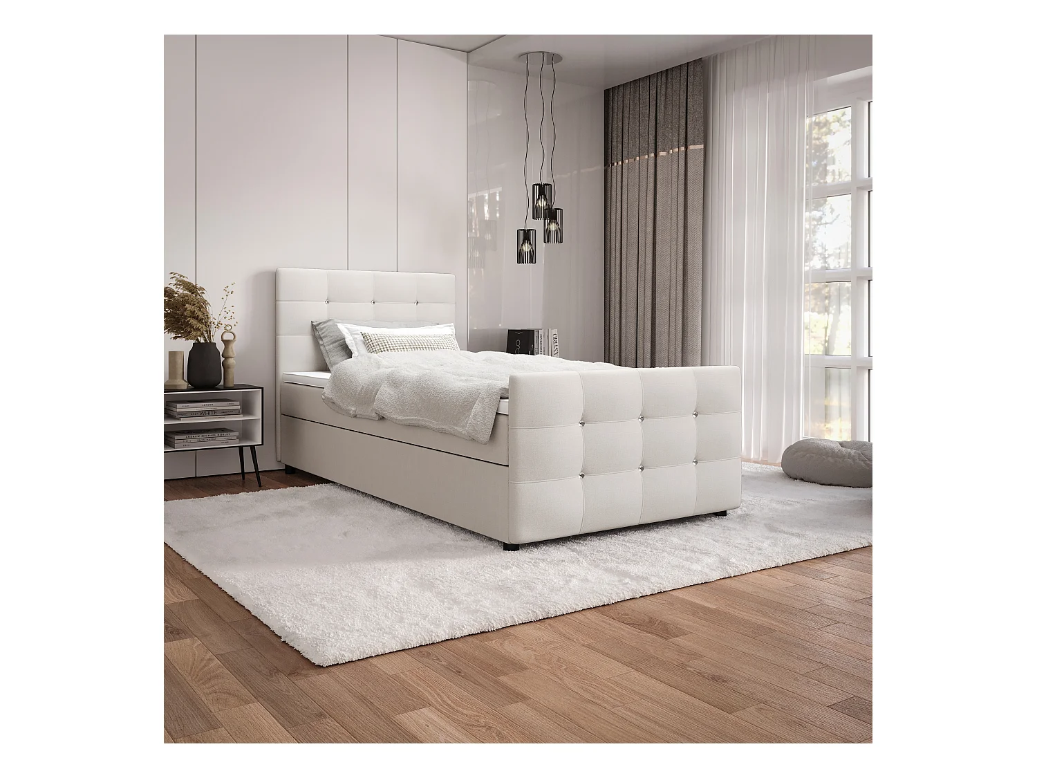 Boxspringbett KLEO mini 120x200 Cosmic 10