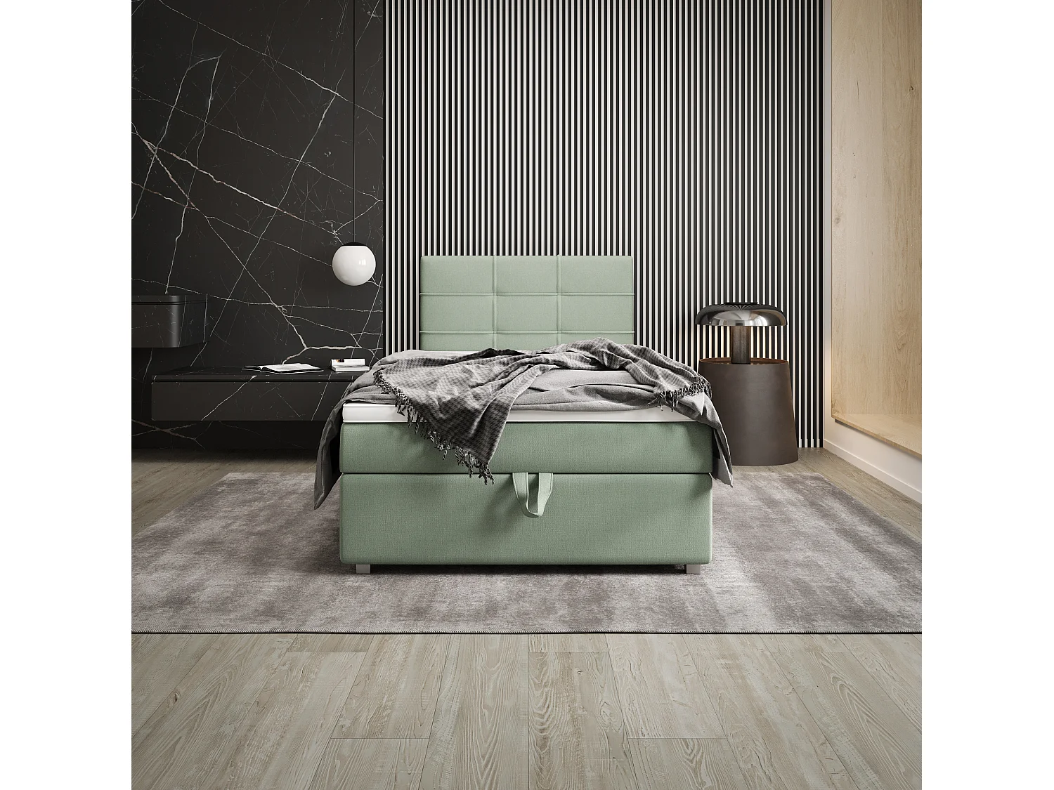 Boxspringbett FADO 22 100x200 Cosmic 16