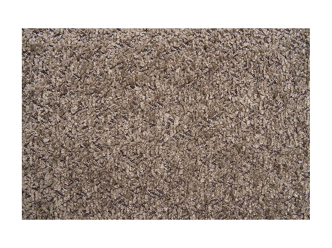 Banc avec rangement tissu marron & pieds en bois naturel BRANCA 97cm