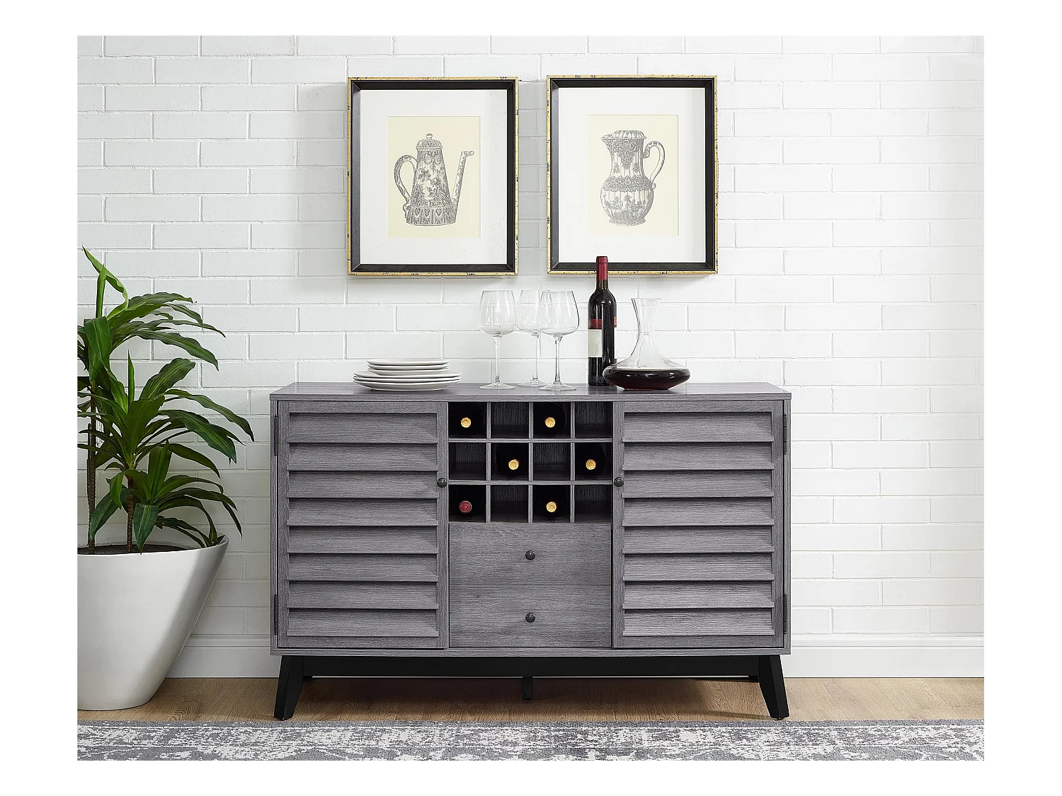 Vaughn | Bodega en efecto roble gris