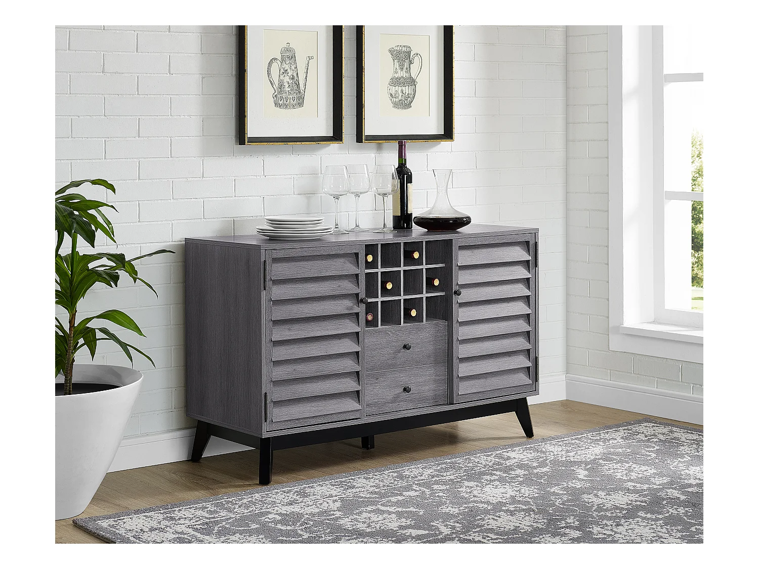 Vaughn | Bodega en efecto roble gris