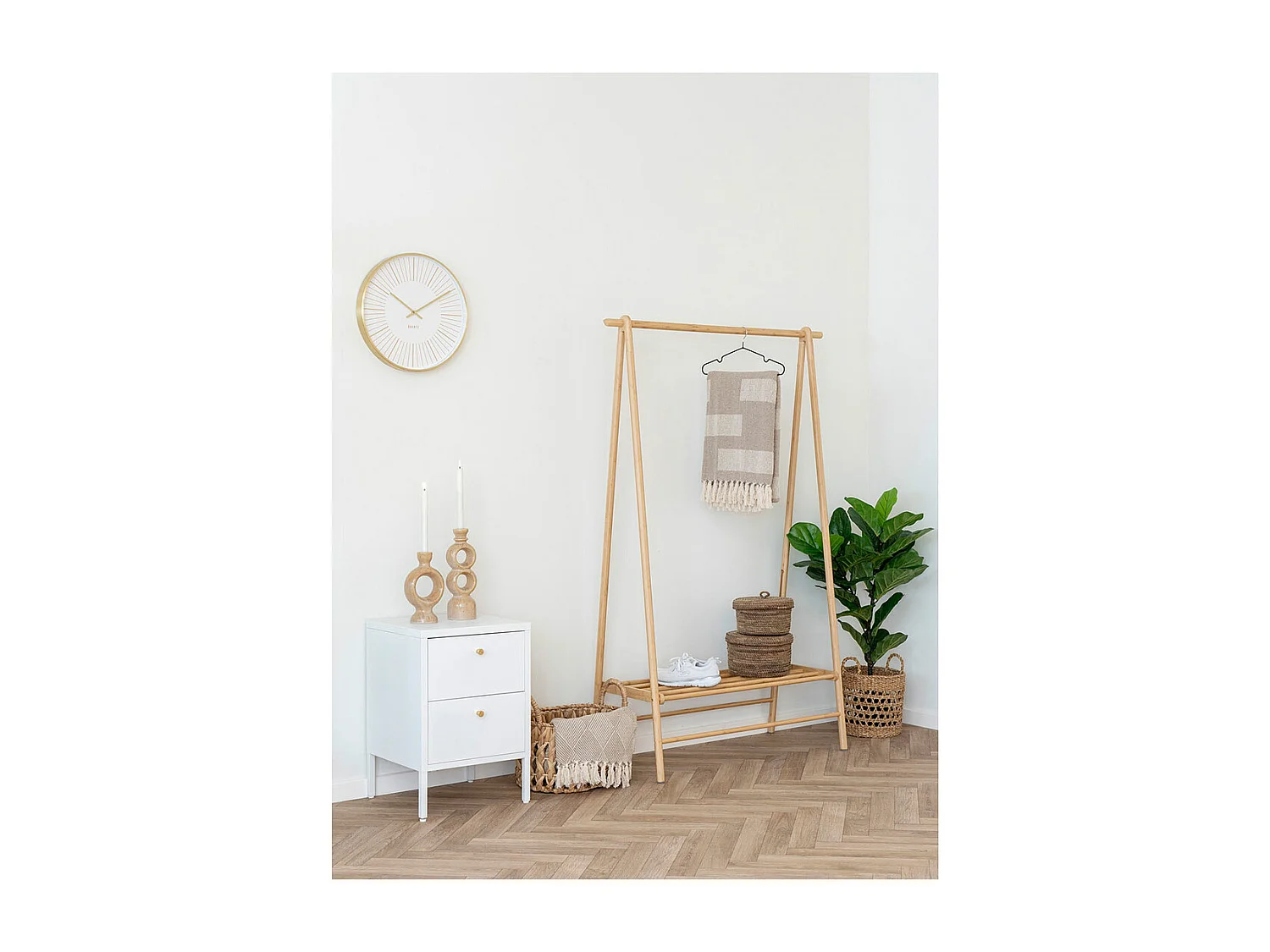 Adana - Plaid en coton mélangé 130x180cm - Beige