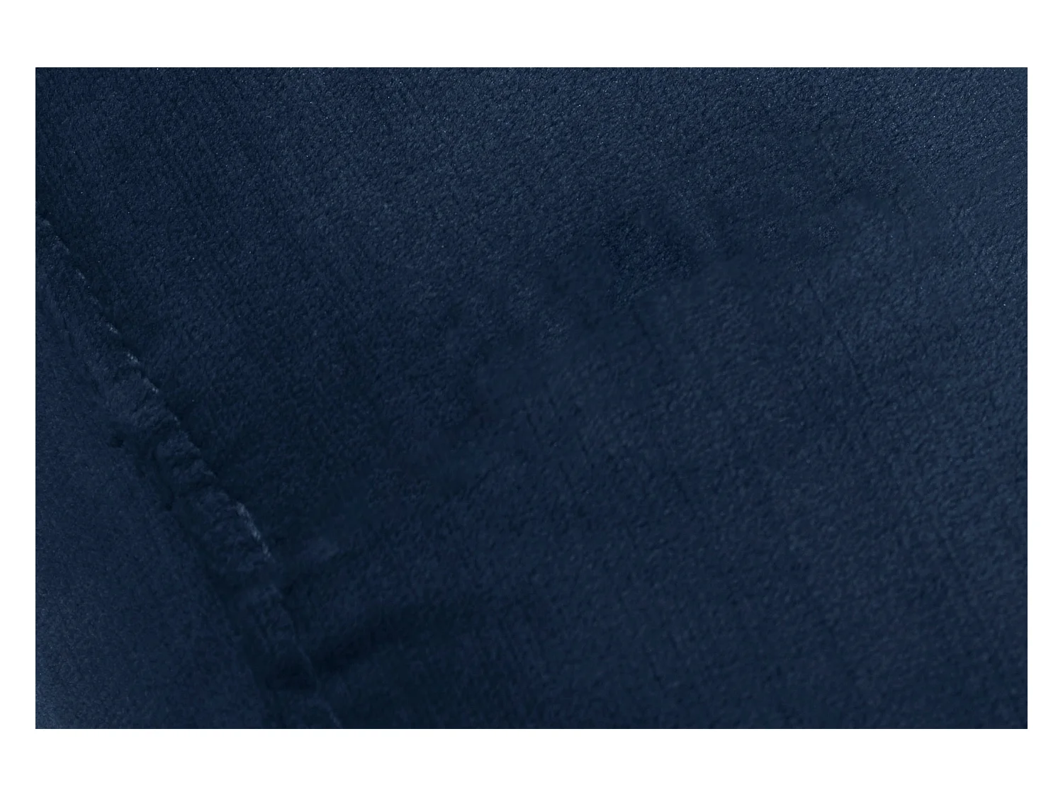 Taburete en terciopelo azul oscuro