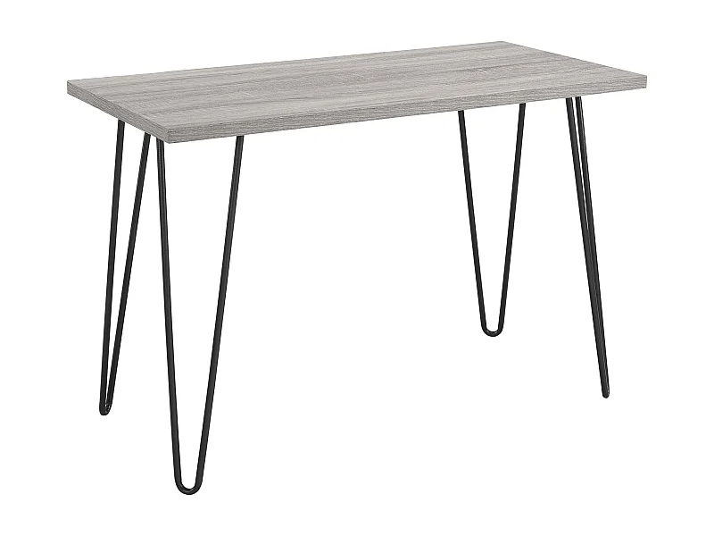 Owen | Bureau d'ordinateur en panneaux de particules stratifiés chêne