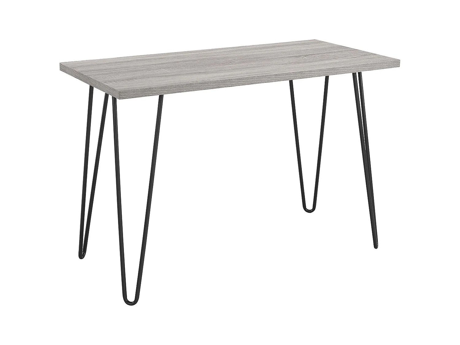 Owen | Bureau d'ordinateur en panneaux de particules stratifiés chêne