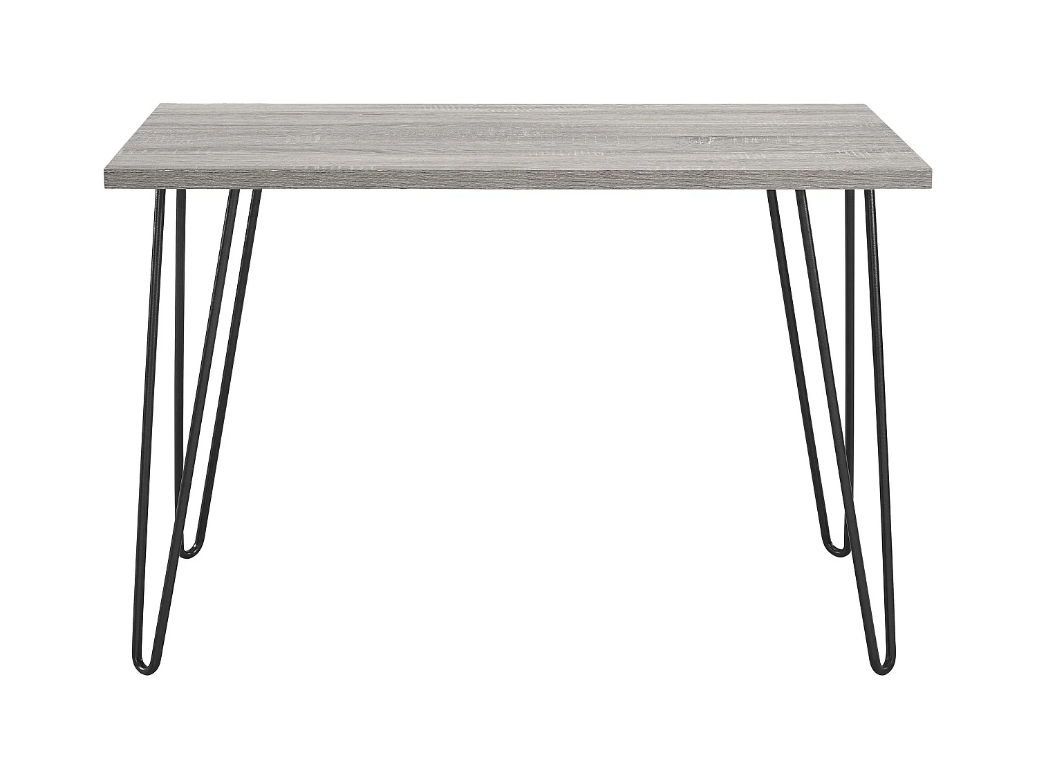 Owen | Bureau d'ordinateur en panneaux de particules stratifiés chêne