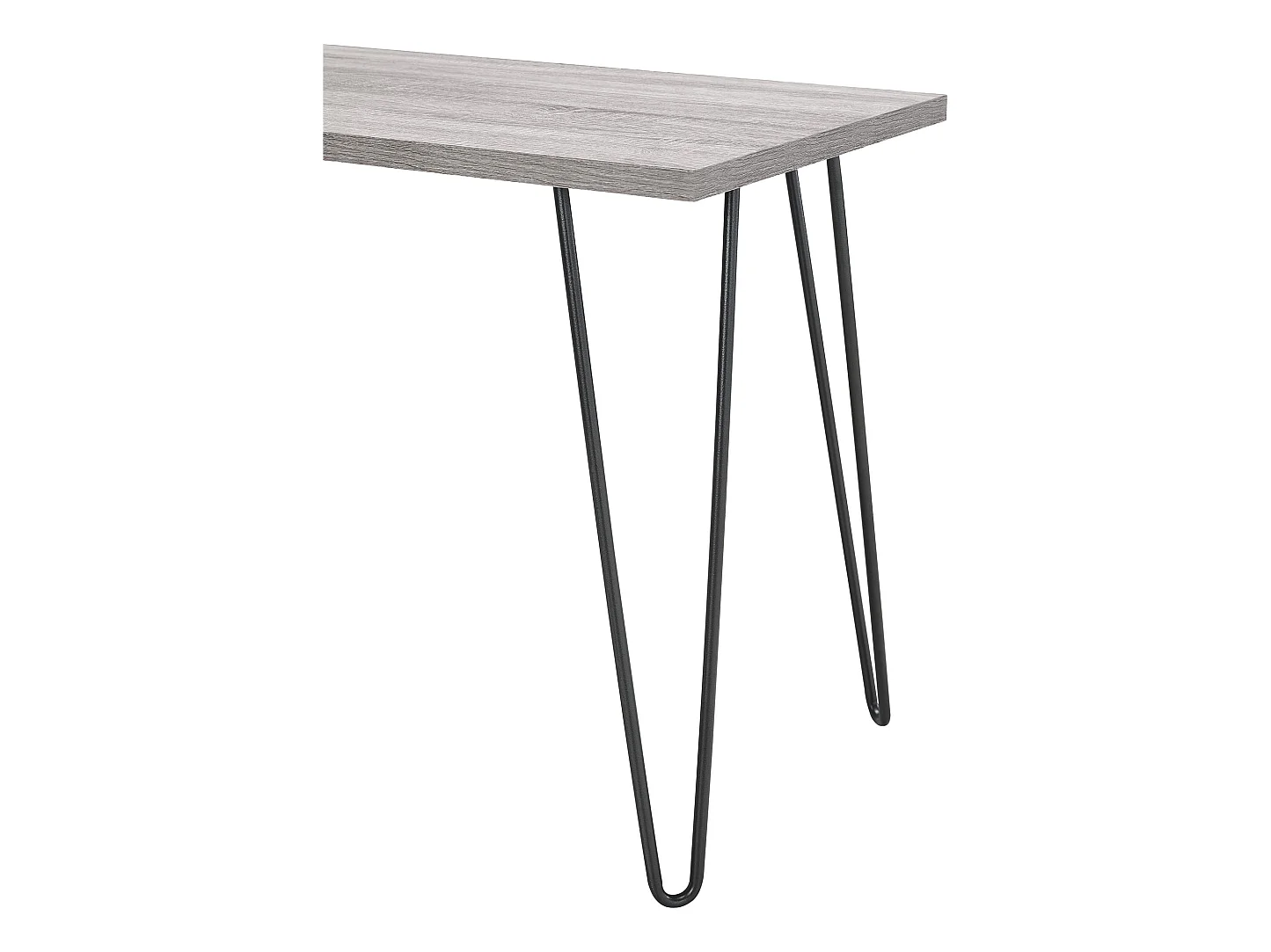 Owen | Bureau d'ordinateur en panneaux de particules stratifiés chêne