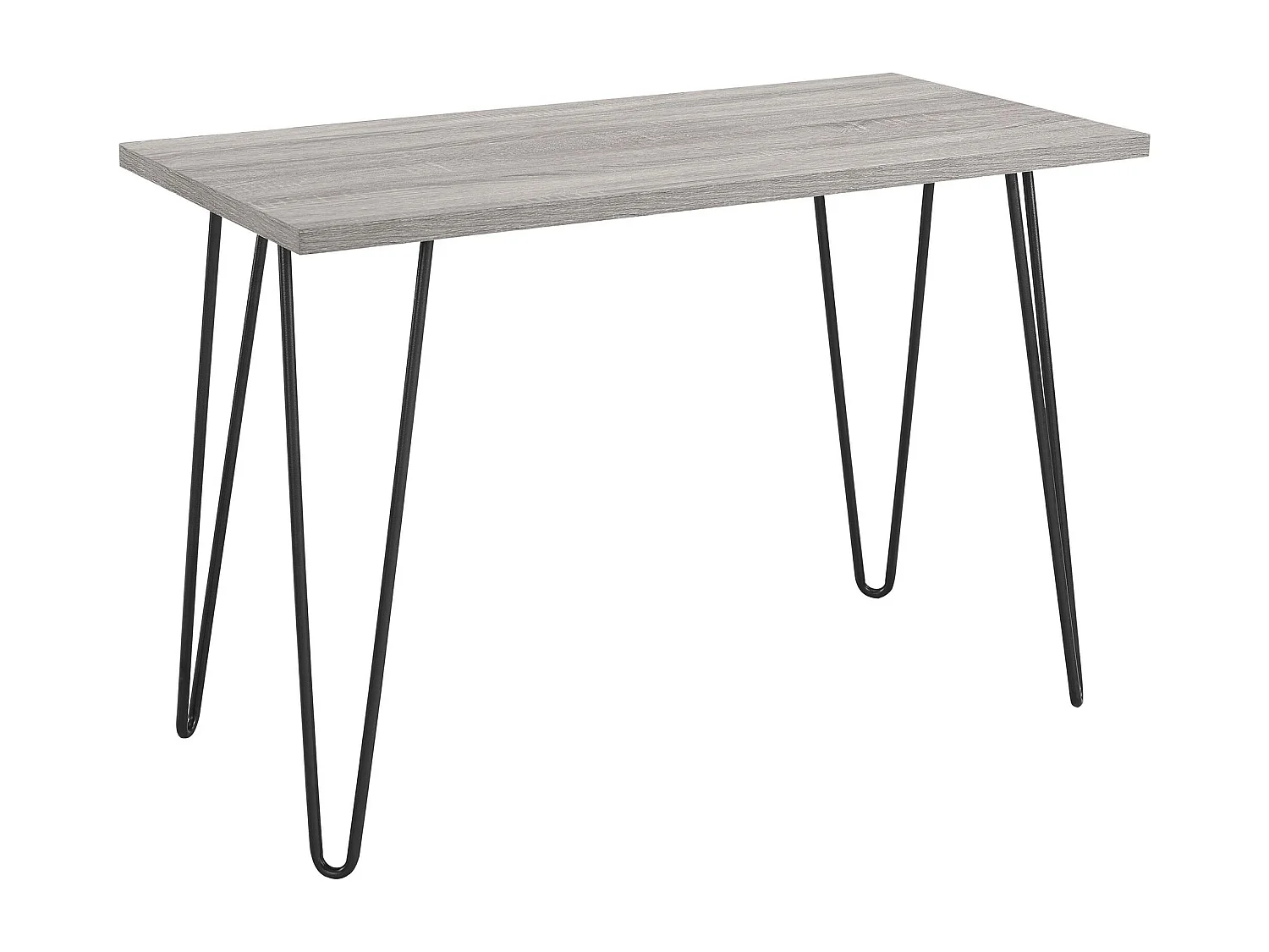 Owen | Bureau d'ordinateur en panneaux de particules stratifiés chêne