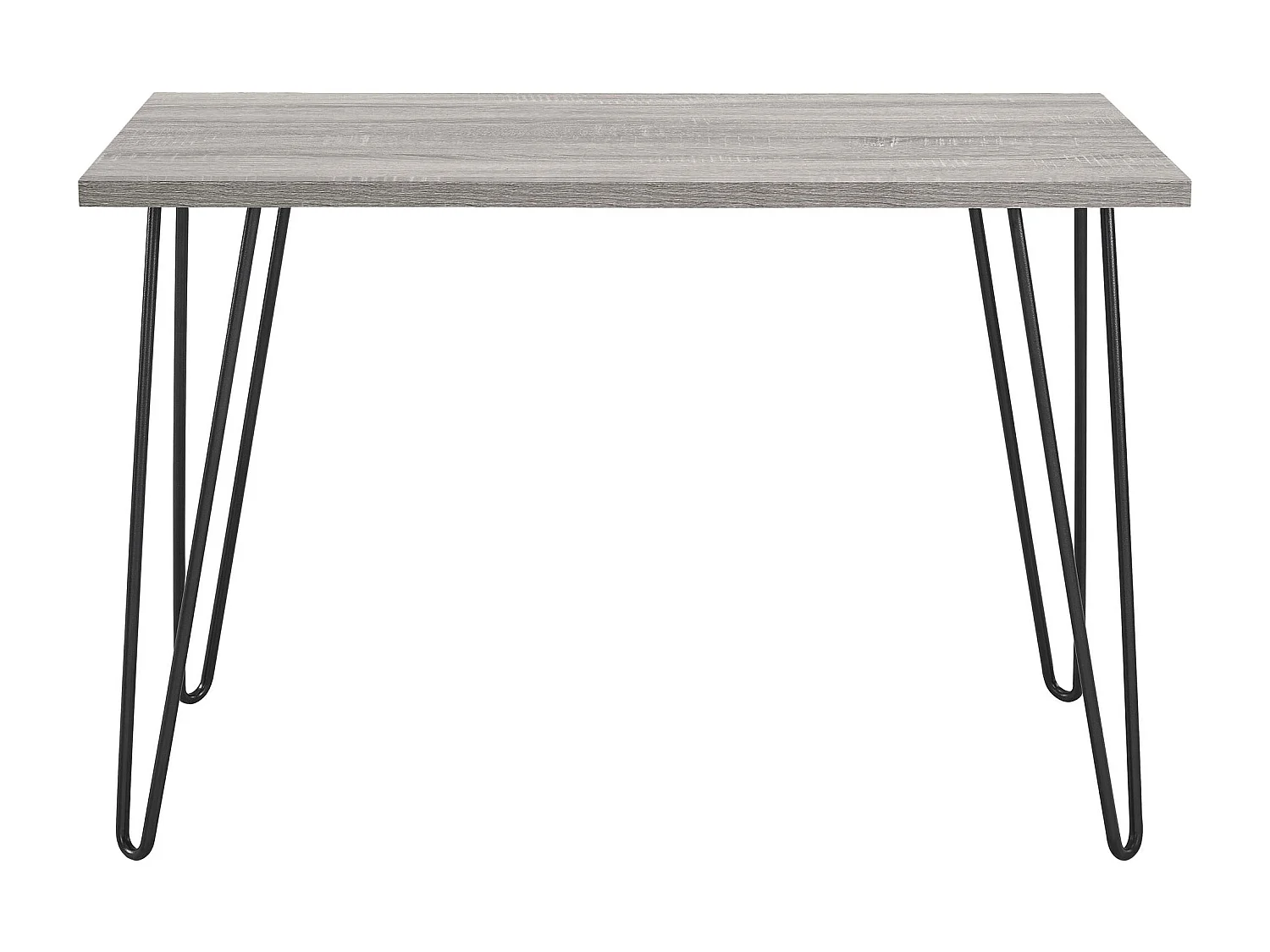 Owen | Bureau d'ordinateur en panneaux de particules stratifiés chêne