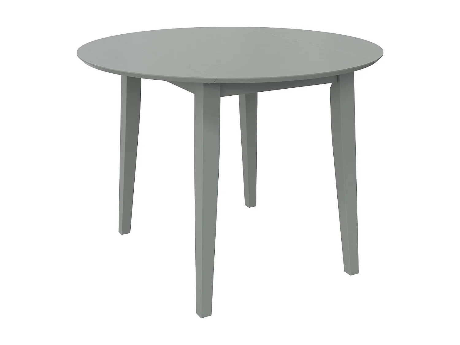 Brooks | Ensemble à dîner 3 pièces en MDF et hévéa gris