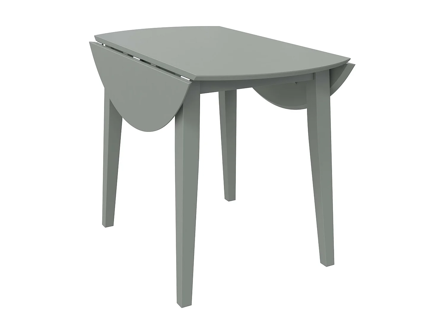 Brooks | Ensemble à dîner 3 pièces en MDF et hévéa gris