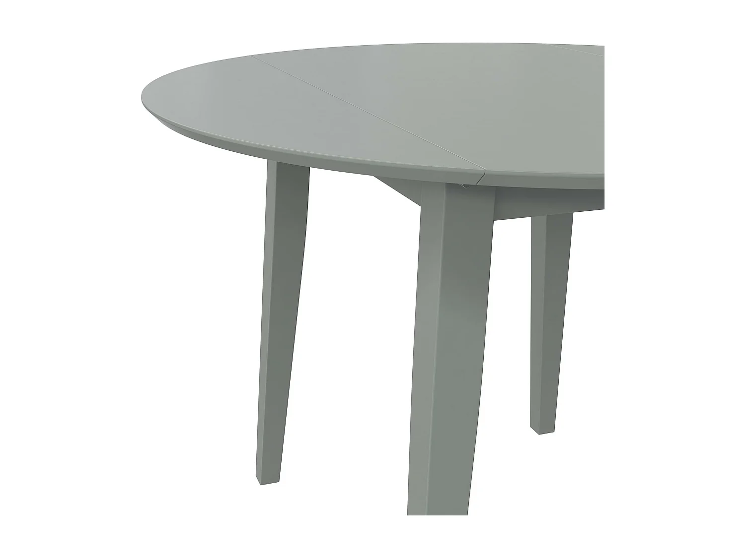 Brooks | Ensemble à dîner 3 pièces en MDF et hévéa gris