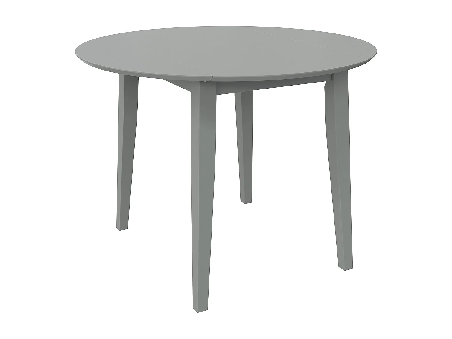 Brooks | Ensemble à dîner 3 pièces en MDF et hévéa gris