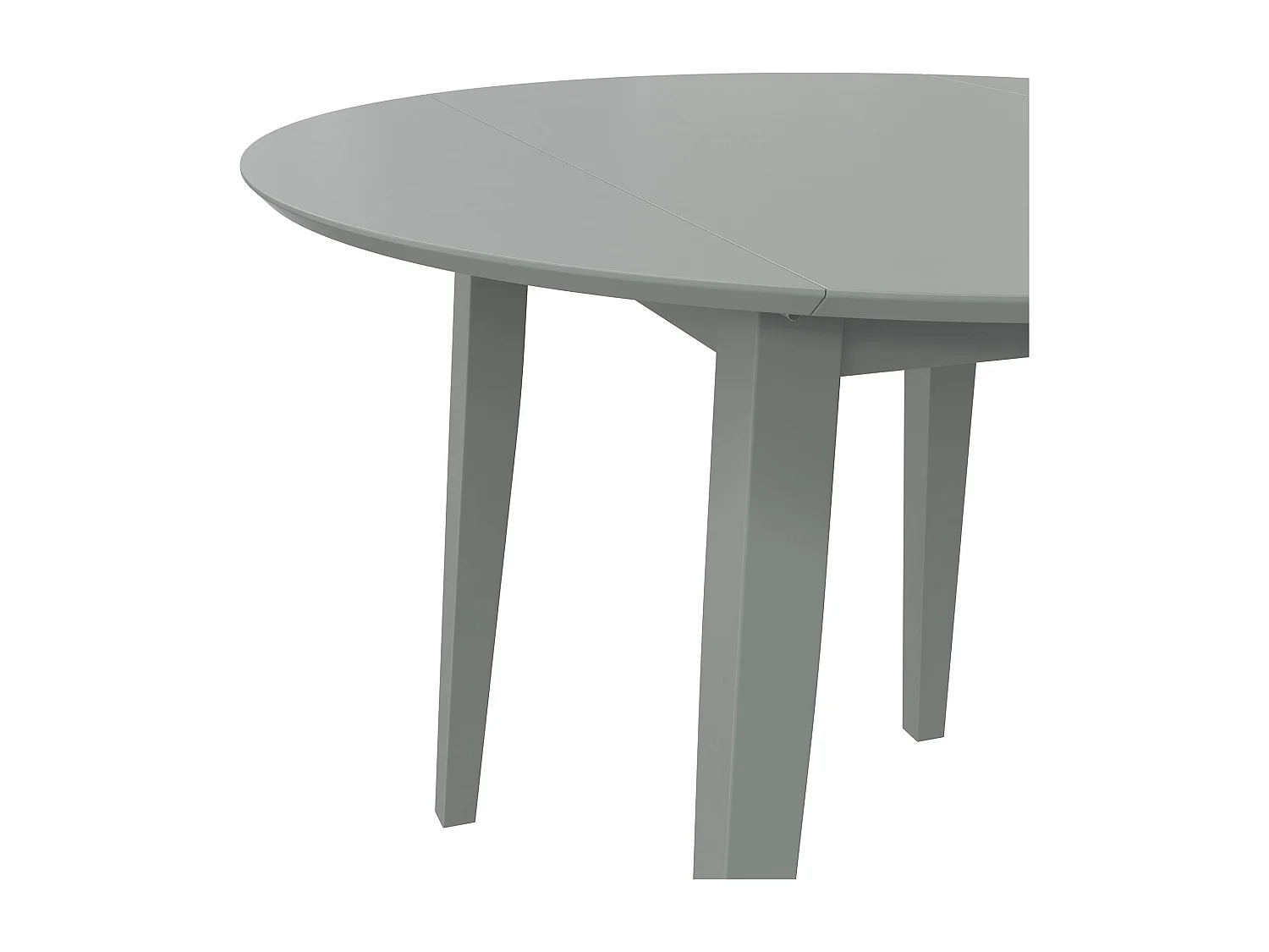 Brooks | Ensemble à dîner 3 pièces en MDF et hévéa gris