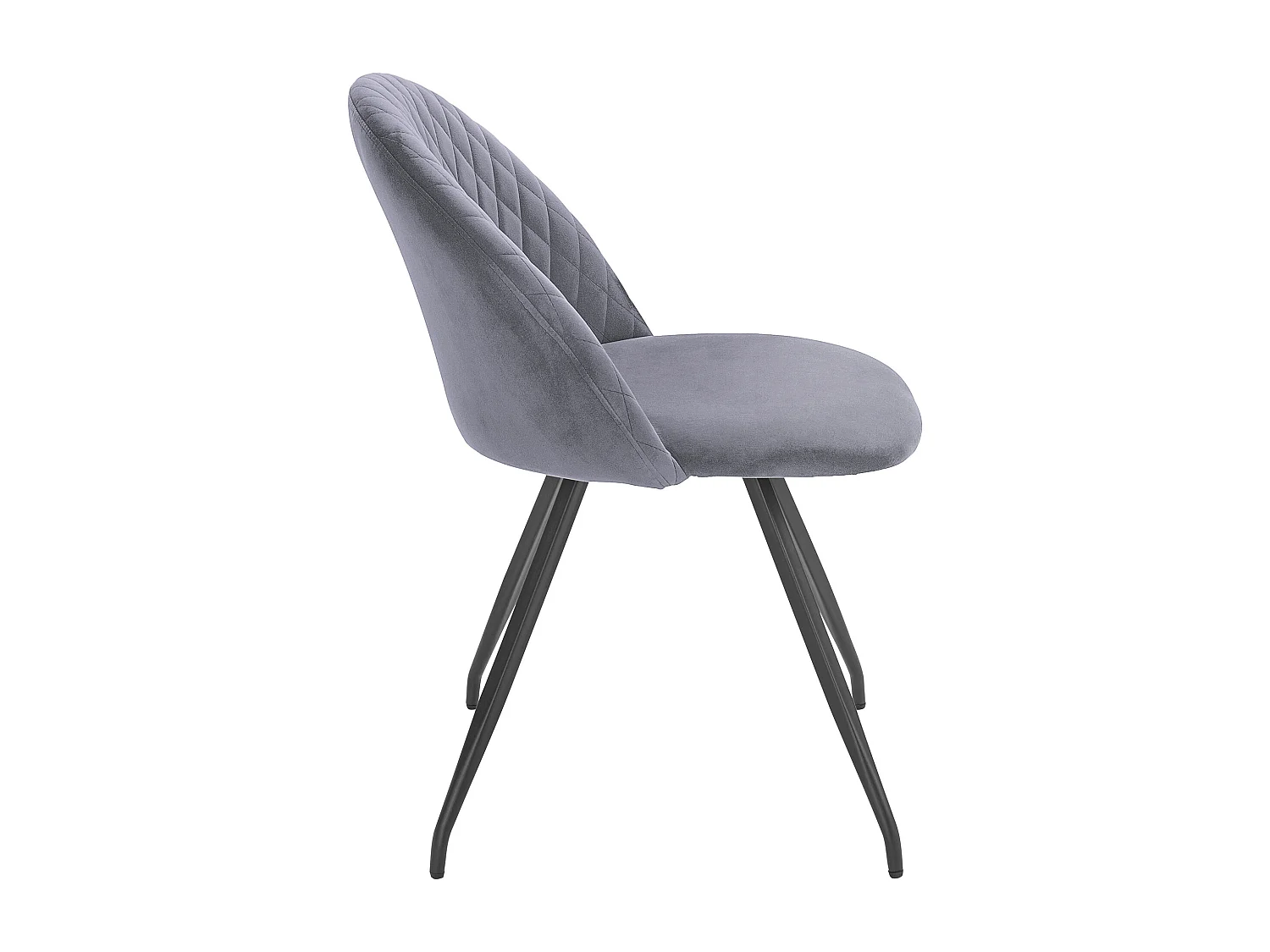 Jonas & Emma | Ensemble table à manger et 4 chaises en gris