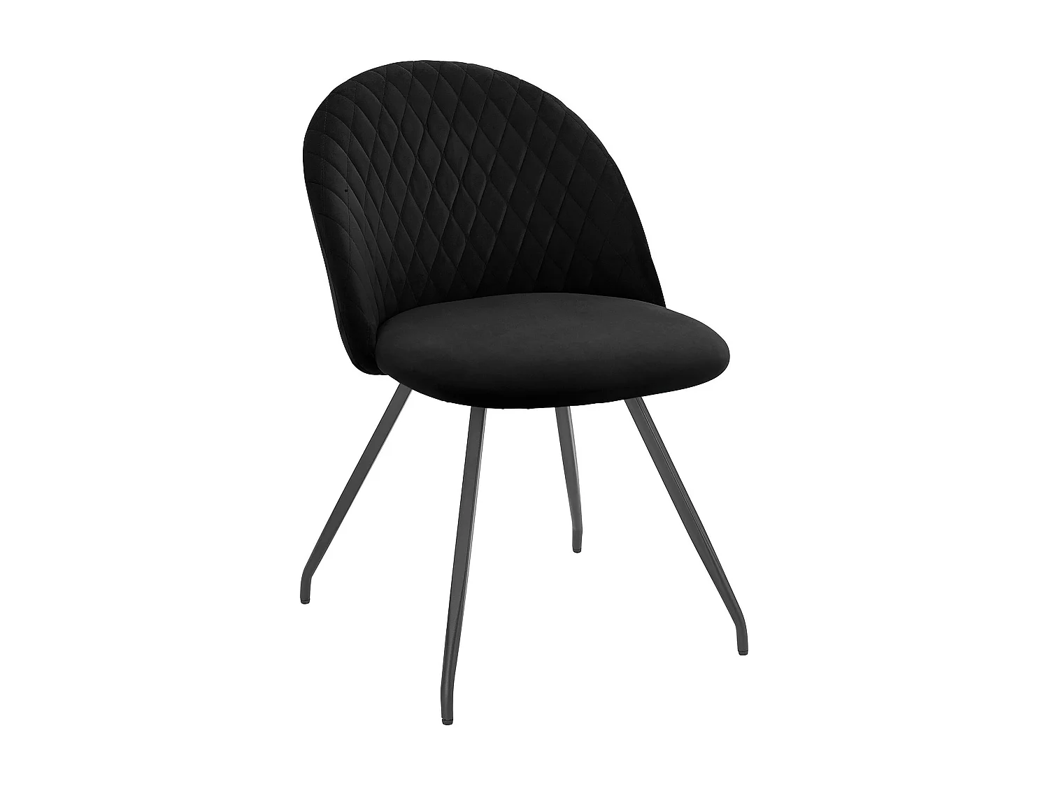 Jonas & Emma | Ensemble table à manger et 4 chaises en Noir