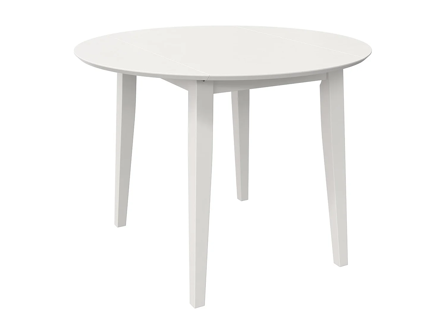 Brooks | Ensemble à dîner 3 pièces en MDF et hévéa blanc