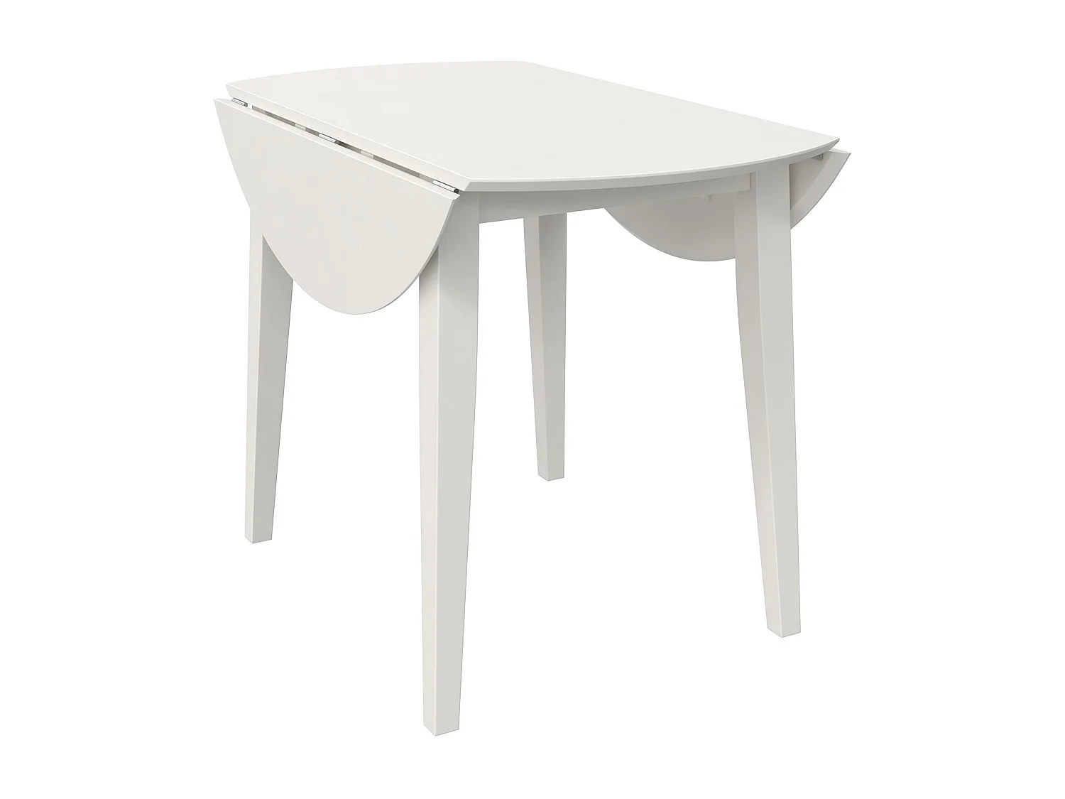 Brooks | Ensemble à dîner 3 pièces en MDF et hévéa blanc