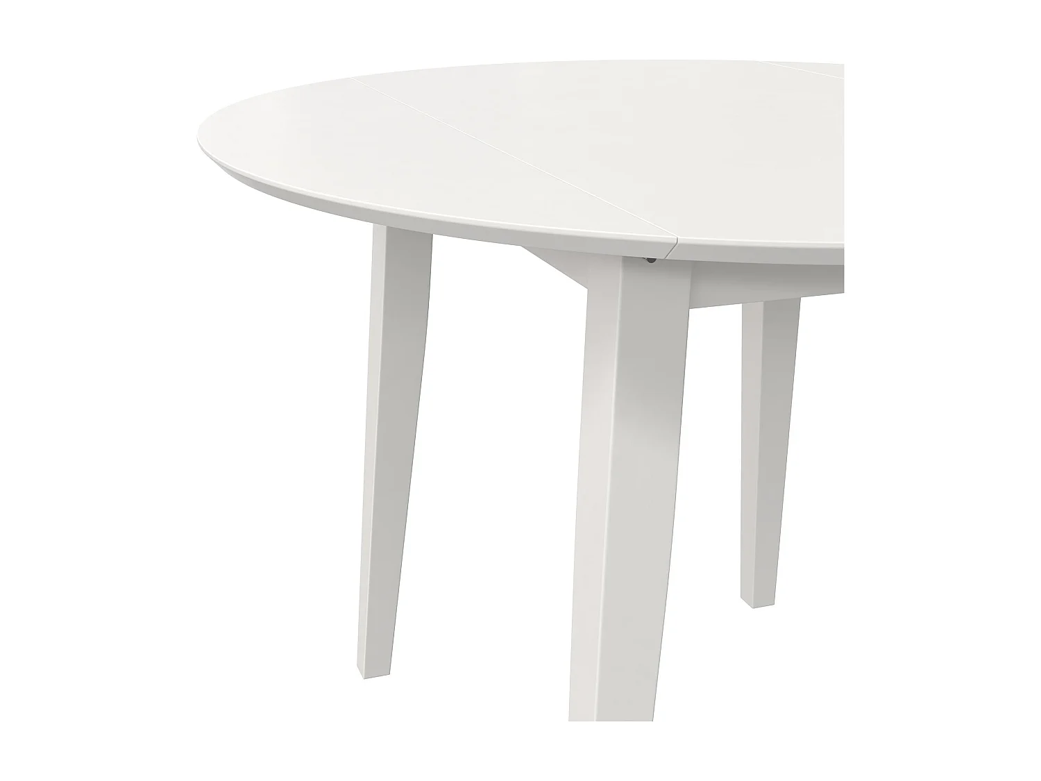 Brooks | Ensemble à dîner 3 pièces en MDF et hévéa blanc