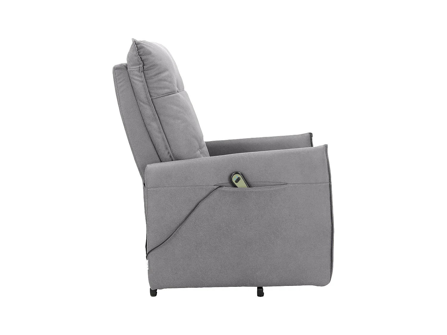 Elektric Relaxfauteuil + Liftup Lichtgrijs