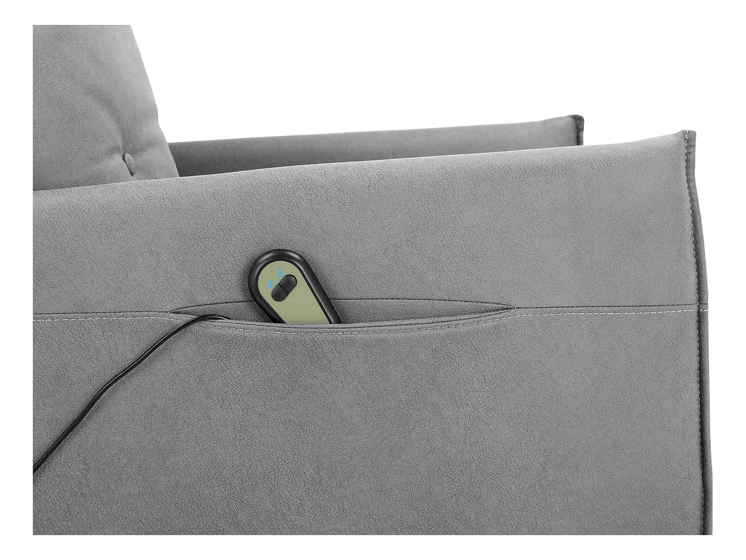 Elektric Relaxfauteuil + Liftup Lichtgrijs