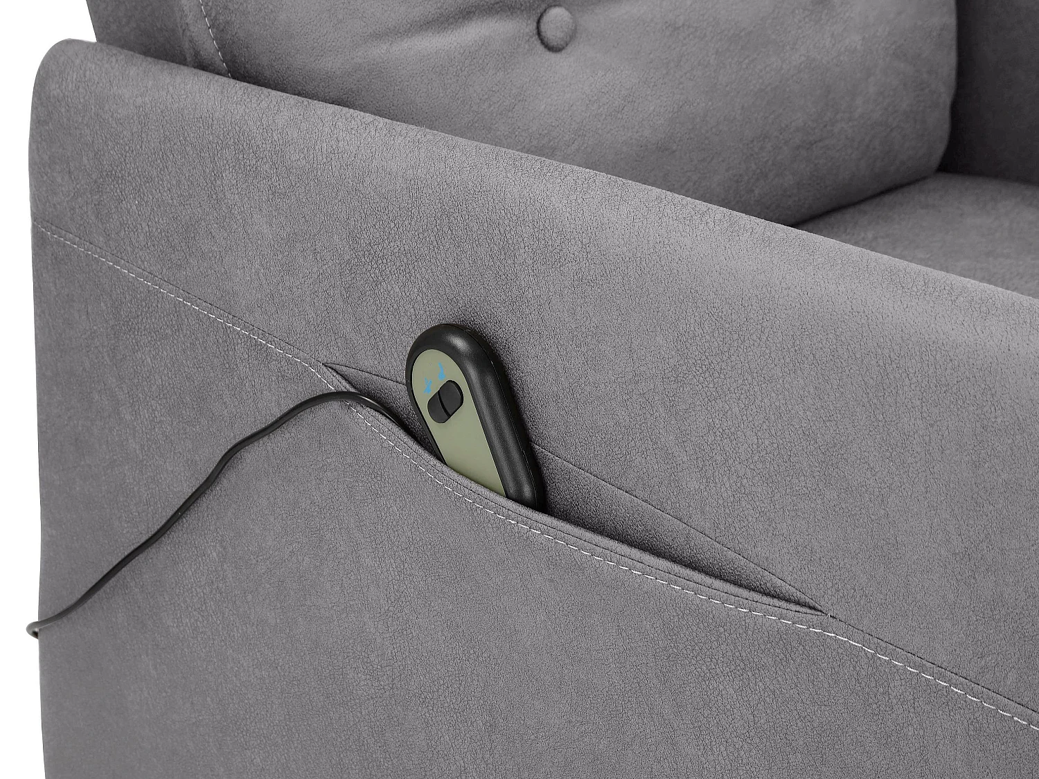 Marko | Fauteuil de relaxation électrique avec relevage en Gris