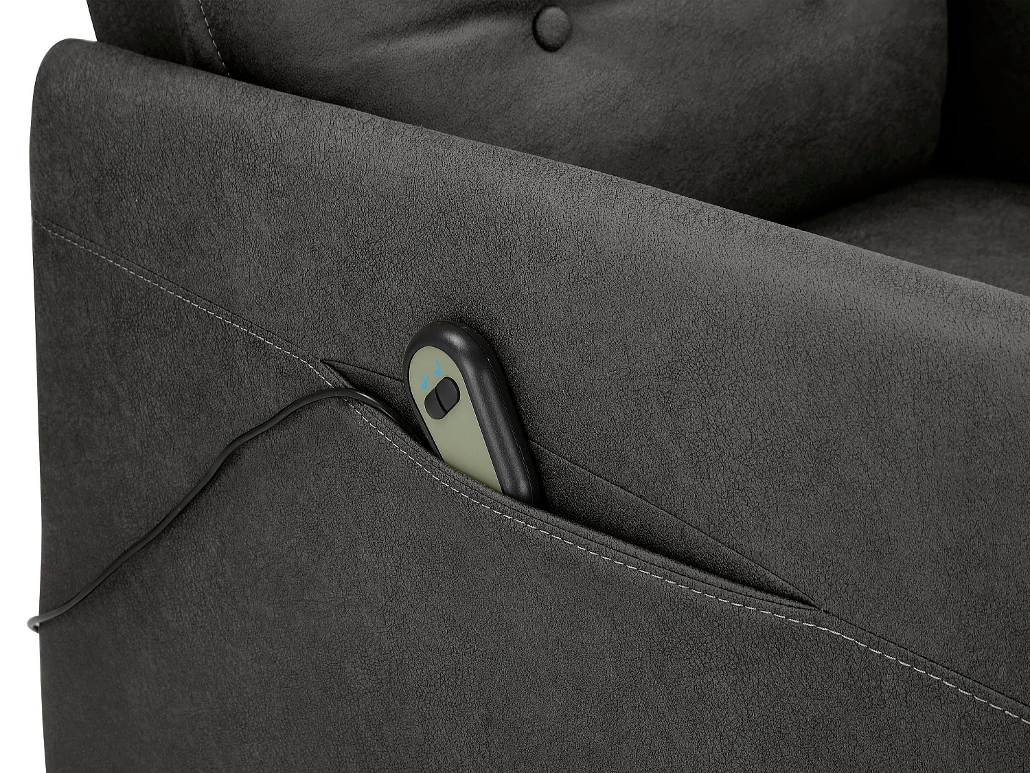 Marko | Fauteuil de relaxation électrique avec relevage en Antracite