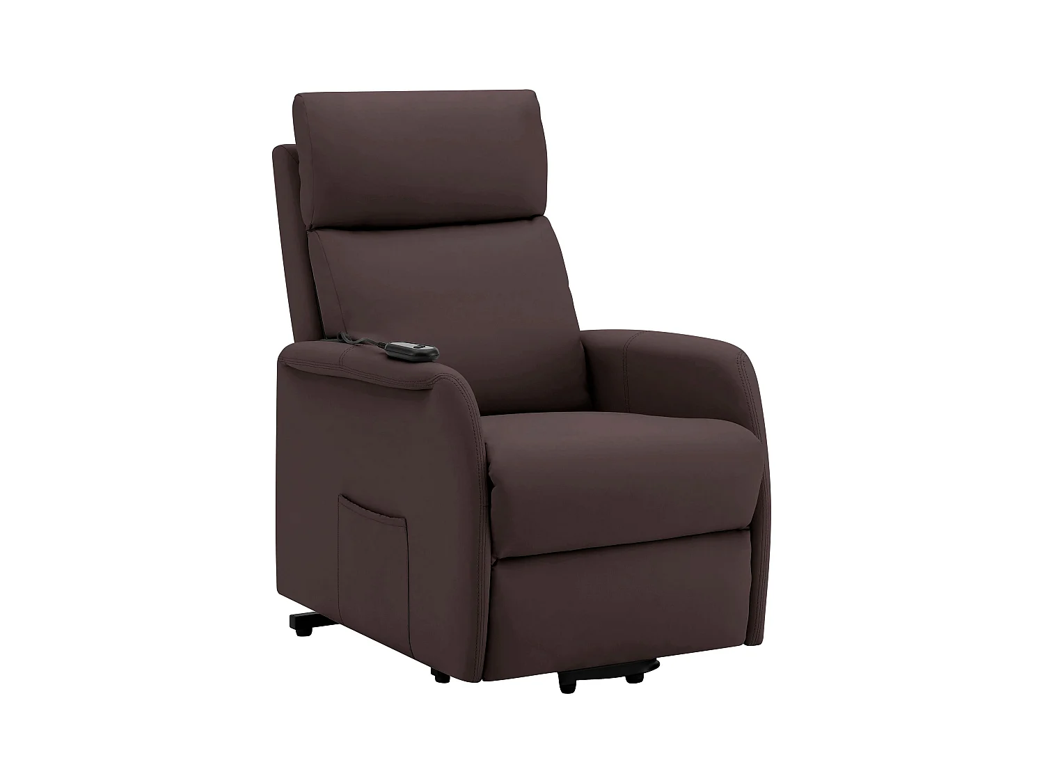 Fauteuil inclinable en PU marron