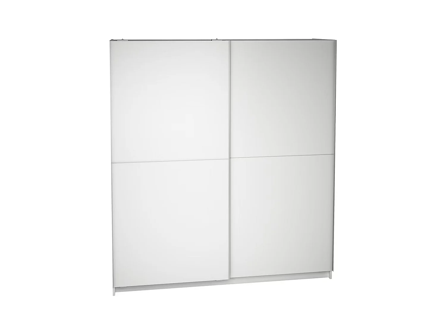 Armoire placard / meuble de rangement coloris blanc - Hauteur 200 x Longueur 180 x Profondeur 60 cm