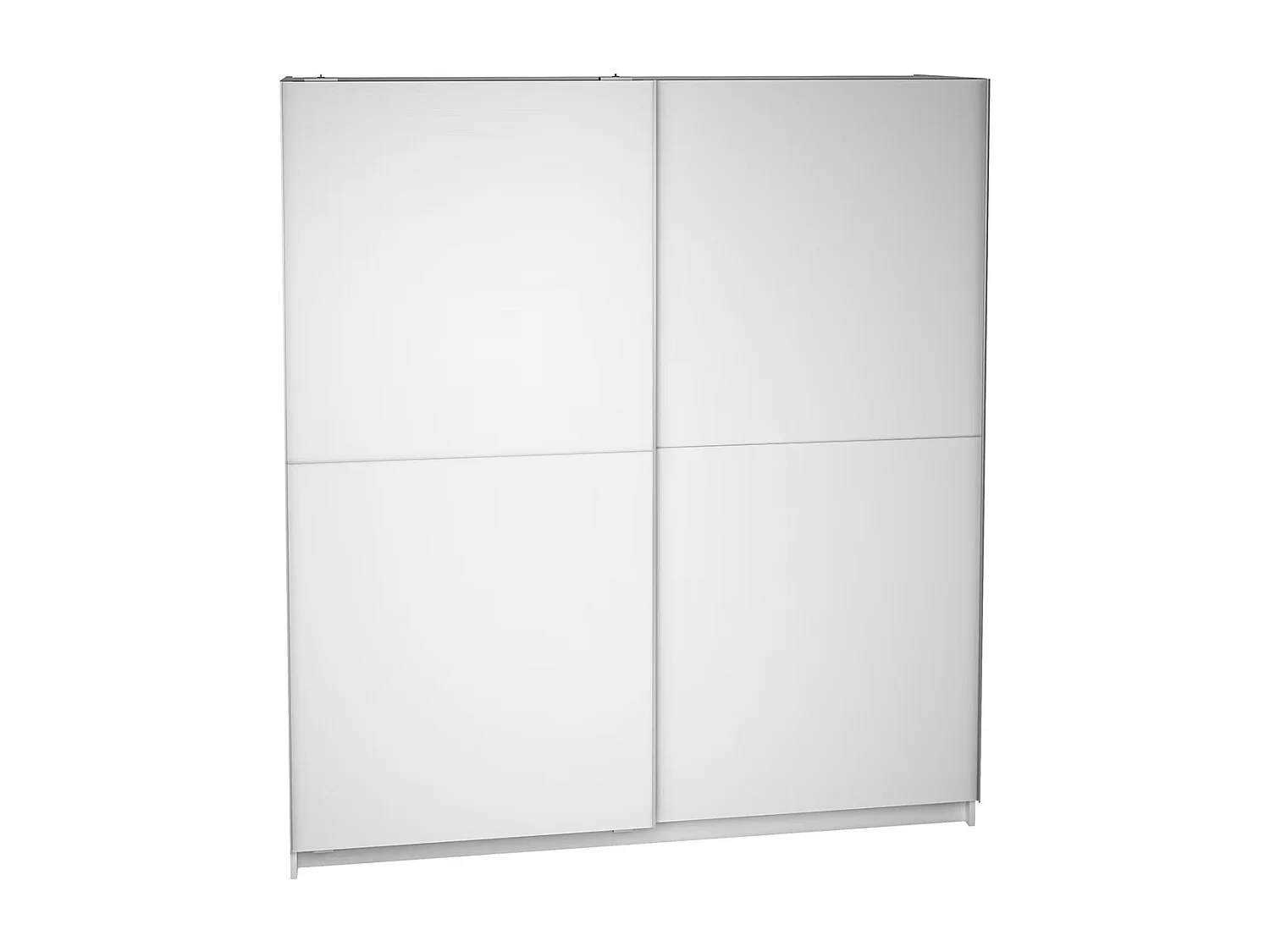 Armoire placard / meuble de rangement coloris blanc - Hauteur 200 x Longueur 180 x Profondeur 60 cm