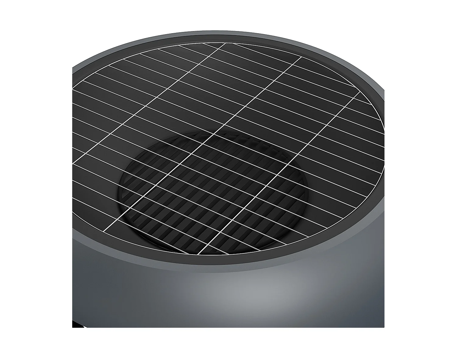 Asher | Camino da esterno in ceramica grigio scuro