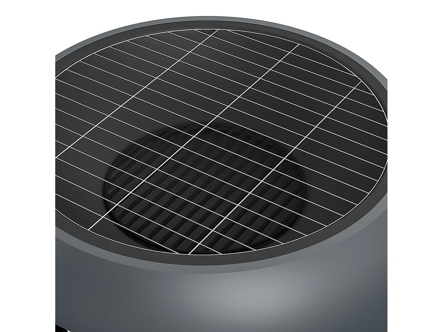 Asher | Foyer extérieur en céramique gris foncé