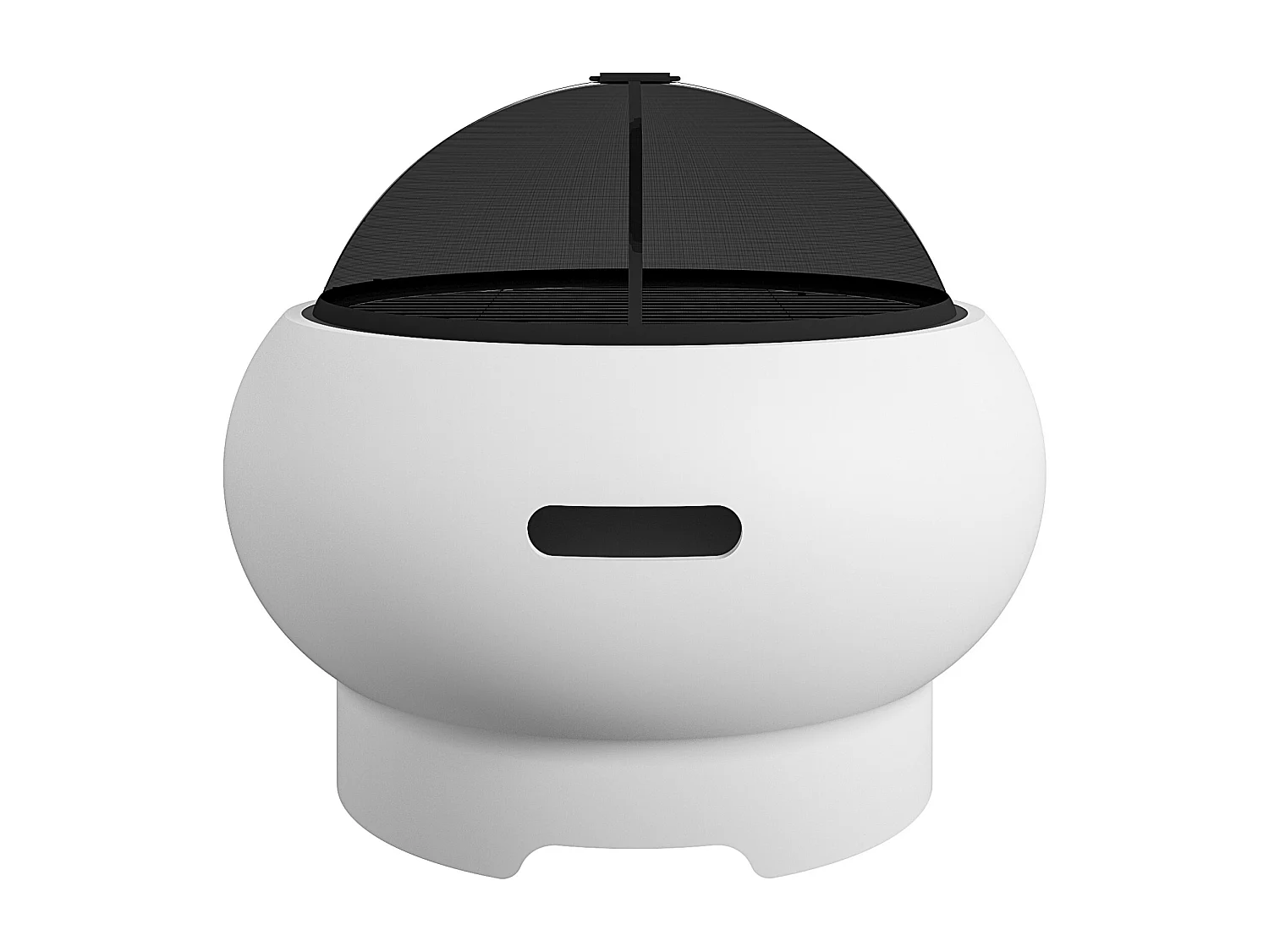 Asher | Foyer extérieur en céramique blanche