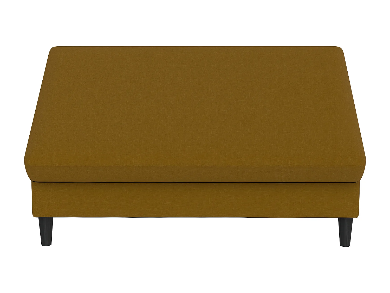 Hartford | Pouf en lin curry