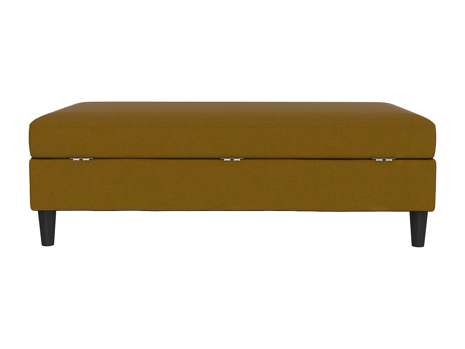 Hartford | Pouf en lin curry