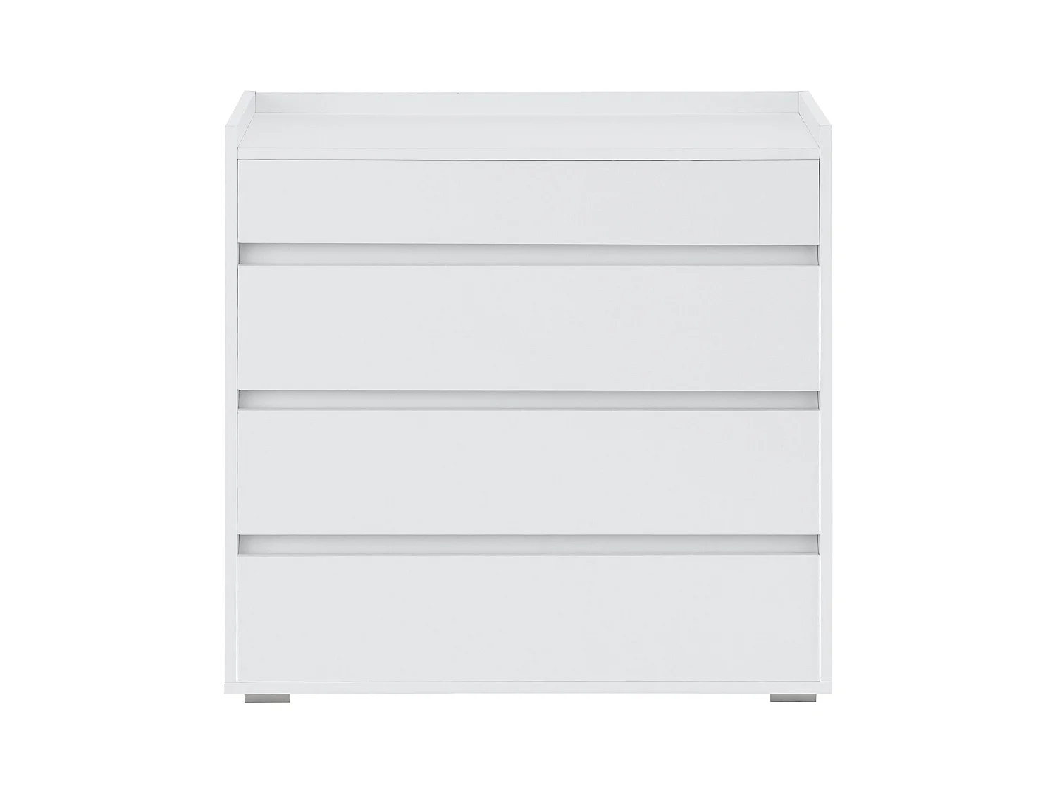 Commode Vogue 3+1 tiroirs Blanc