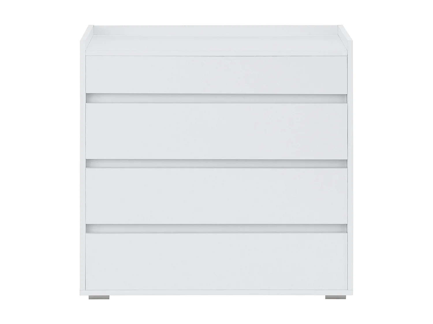 Commode Vogue 3+1 tiroirs Blanc