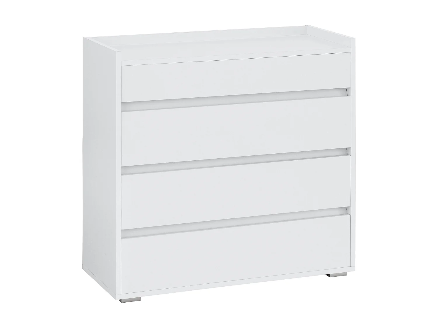 Kosmo | Chest with 4 Drawers in partical Board White