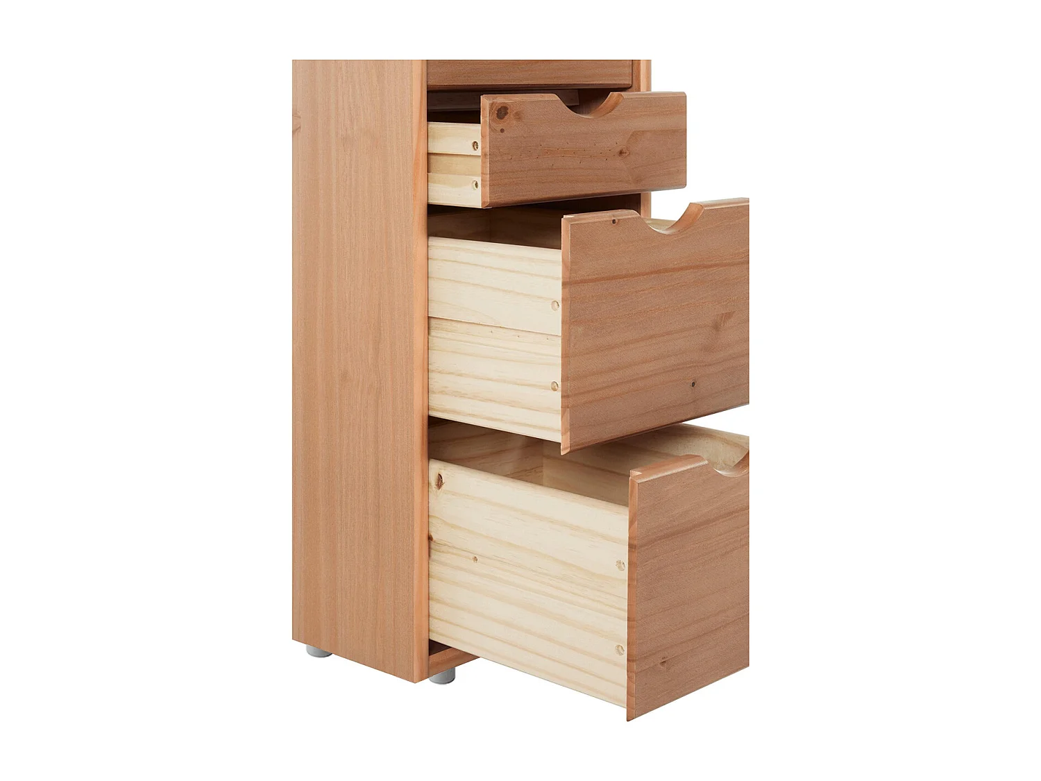 Commode Galt 8tiroirs - Teinté/Cire