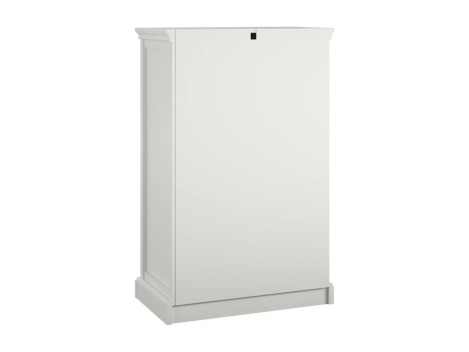 Bristol | Commode à 5 tiroirs en MDF blanc