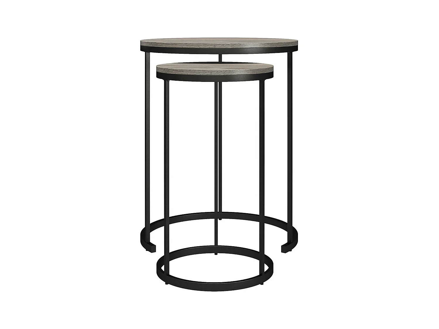 Camdale | Tables basses gigognes et bouts de canapé 4 pièces en panneaux