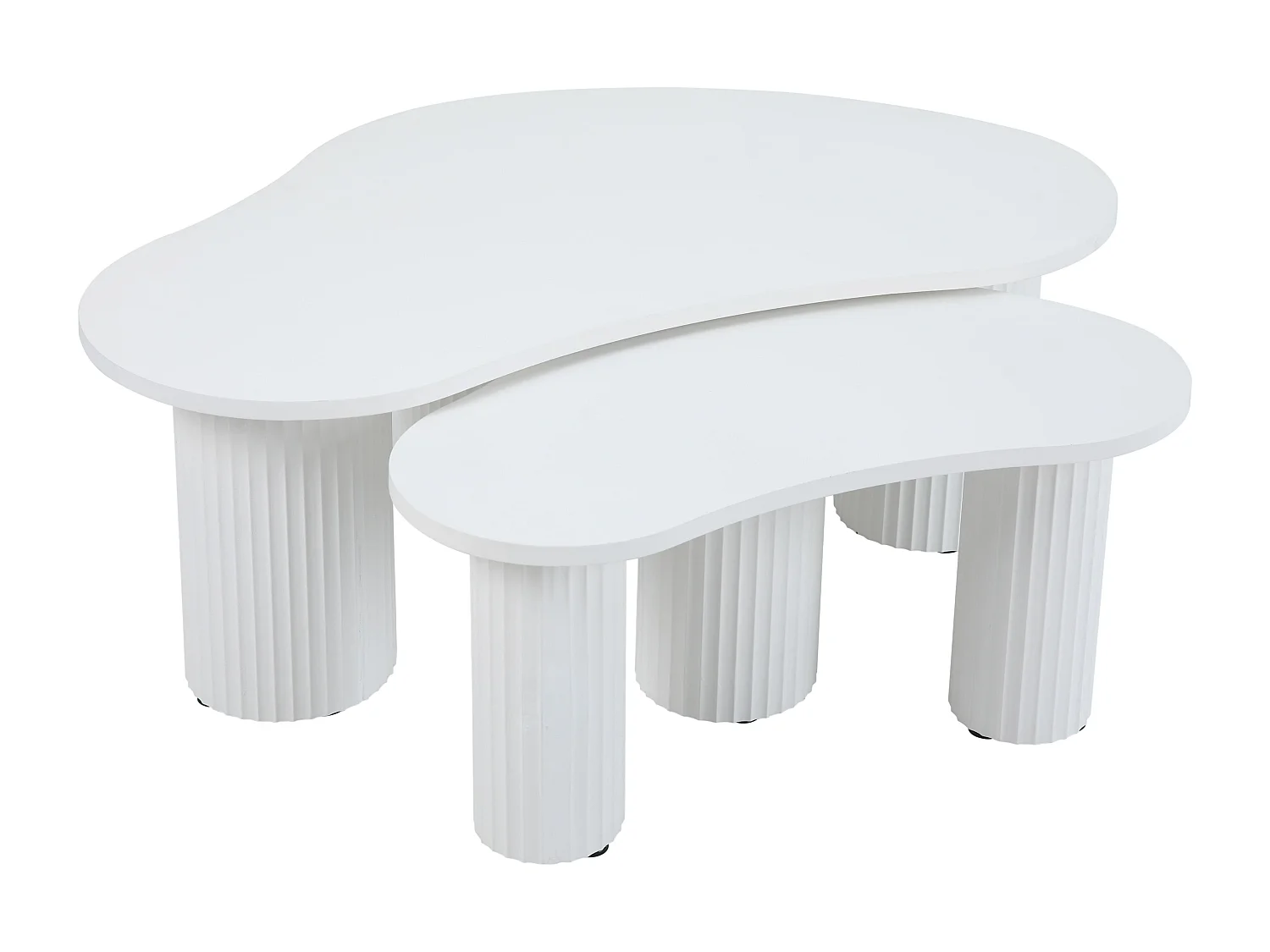 Witte melamine salontafel