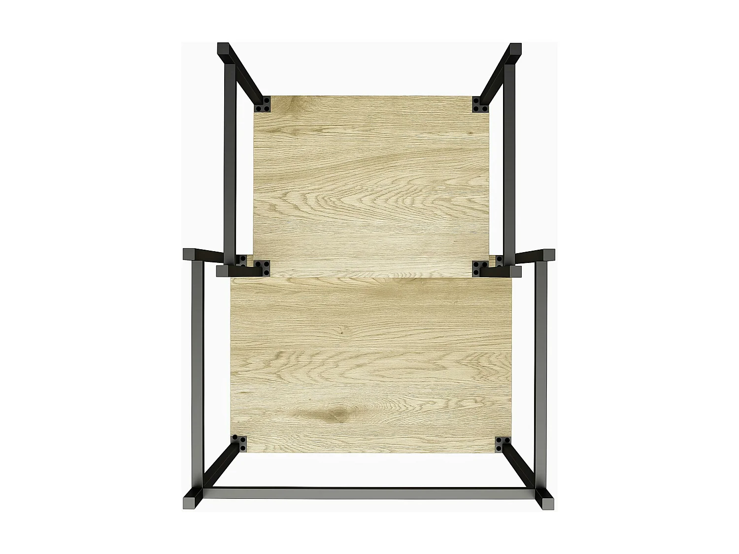 Tamlin | Tables d'appoint set de 2 en panneaux de particules mélaminés nature