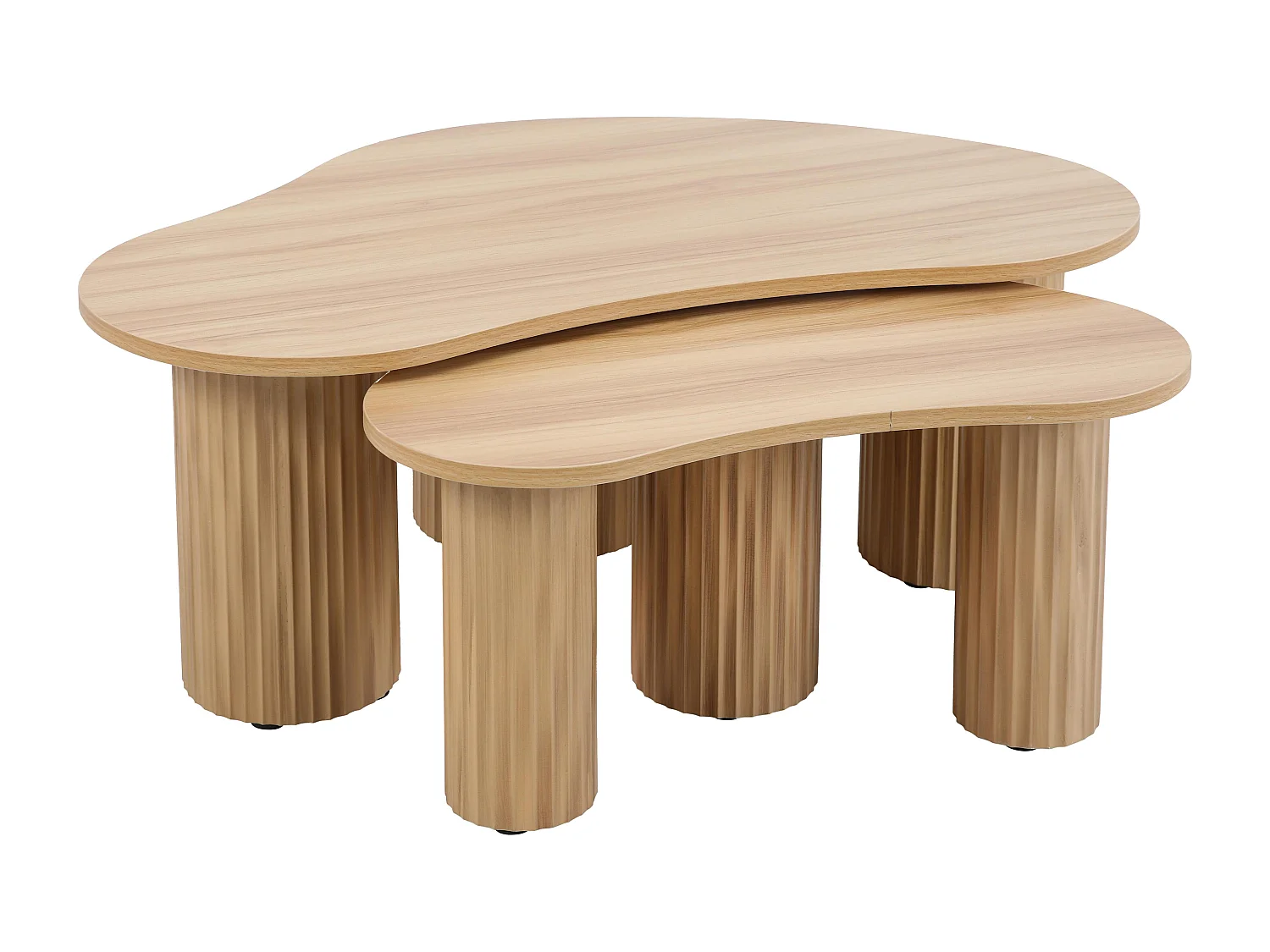 Beige melamine nesttafel
